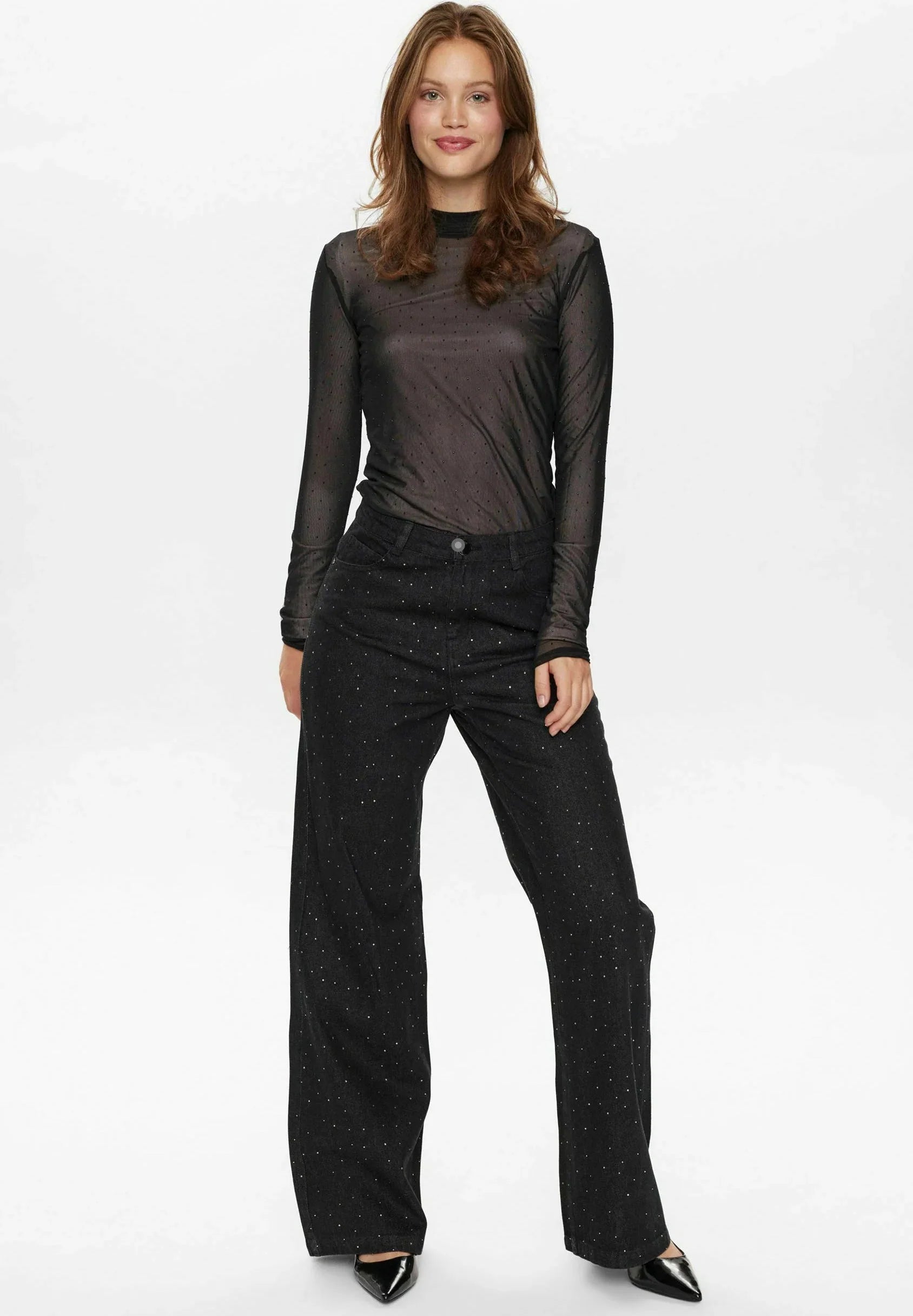 Holly Relaxed Glitter Jeans